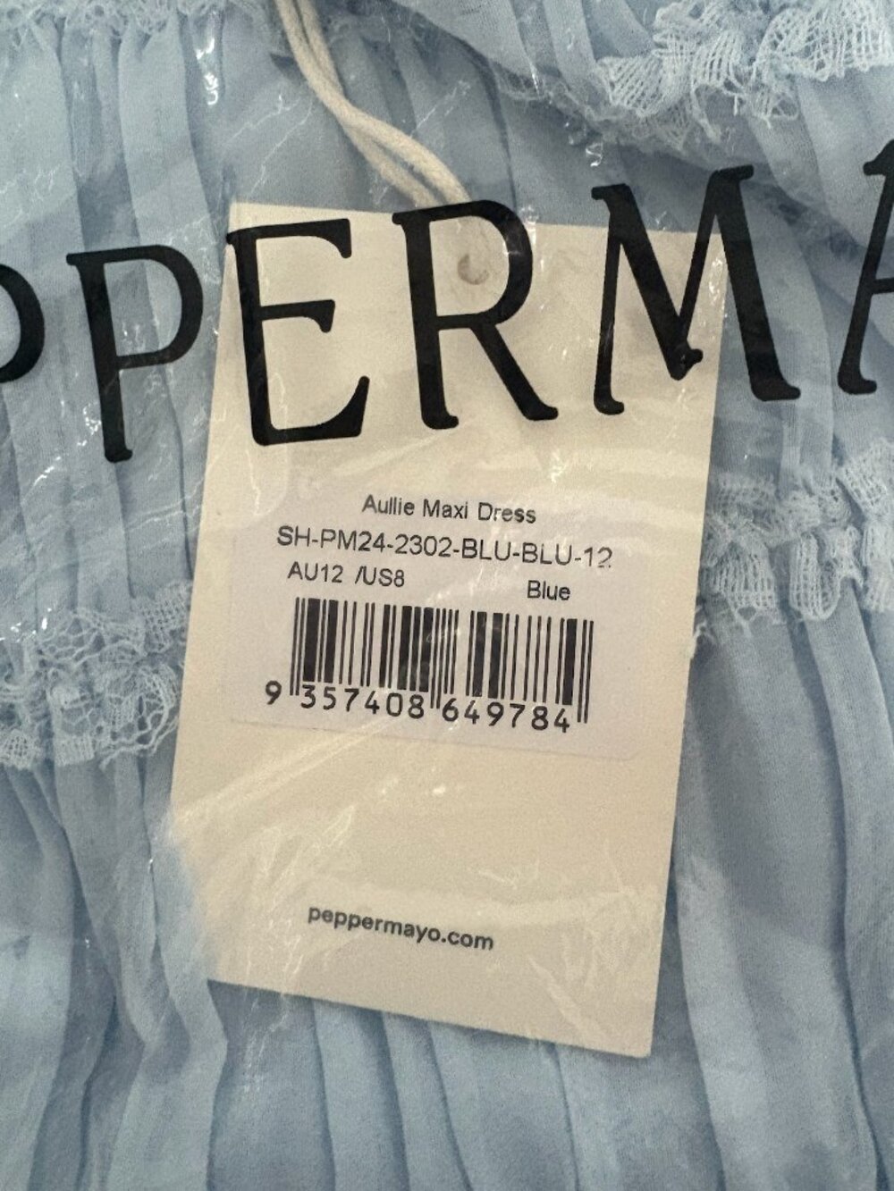 Peppermayo Aullie Maxi Dress - Blue - Picture 3 of 3